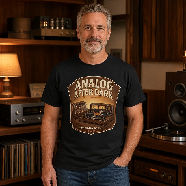Analogue After Dark Audiophile Tee (Creator Uploaded)