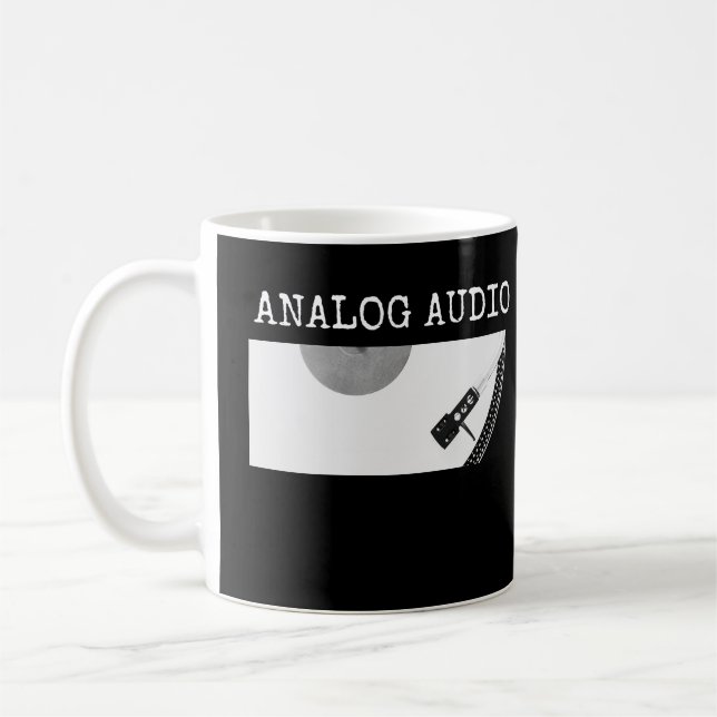 Analogue Audio Audiophile Vinyl Records Coffee Mug (Left)
