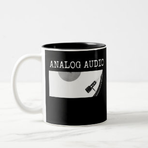 Analogue Audio Audiophile Vinyl Records Two-Tone Coffee Mug