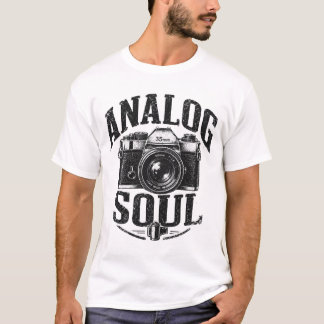 Analogue Camera Distressed Retro Photography T-Shi T-Shirt