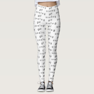 Analogue Girl White Leggings