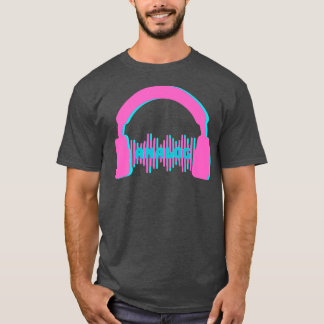 Analogue Headphones EDM Music Festival Rave Dubste T-Shirt