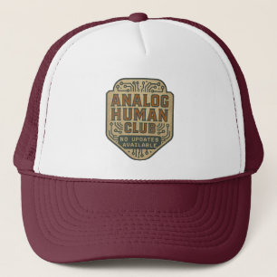 Analogue Human Club Trucker Hat - Vintage & Bold