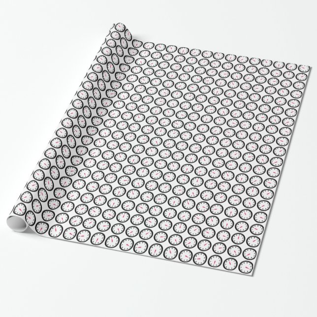 Analogue Metres Wrapping Paper (Unrolled)