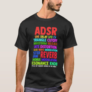 Analogue Modular Synthesizer I Musicians Eurorac T-Shirt