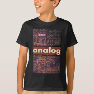 Analogue Modular Synthesizer Retro Synth Producer T-Shirt