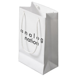 Analogue Nation White Small Gift Bag