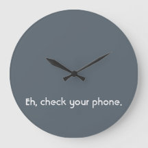 "Analogue Struggles" Clock