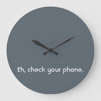 "Analogue Struggles" Clock