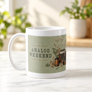Analogue Weekend Vintage Camera Vinyl Mug
