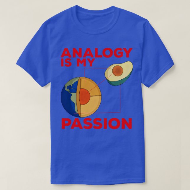 Analogy Is My Passion T-Shirt (Design Front)