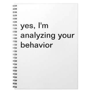 Analyzing Your Behavior Notebook