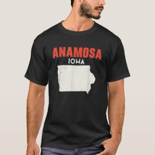 Anamosa Iowa USA State America Travel Iowan T-Shirt