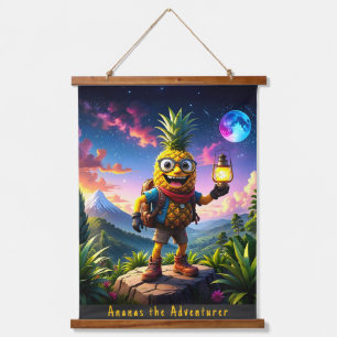 Ananas the Adventurer - Pineapple Empire Hanging Tapestry