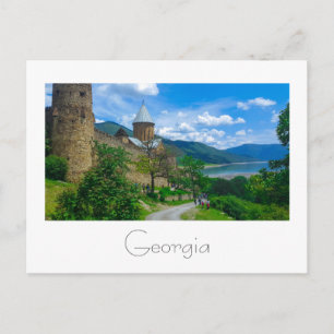 Ananuri Castle Georgia Aragvi Caucuses Mountains Postcard
