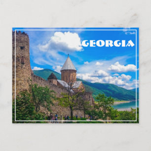 Ananuri Castle Georgia Aragvi Caucuses Mountains Postcard