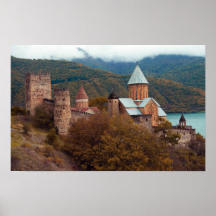Ananuri monastery Georgia Poster