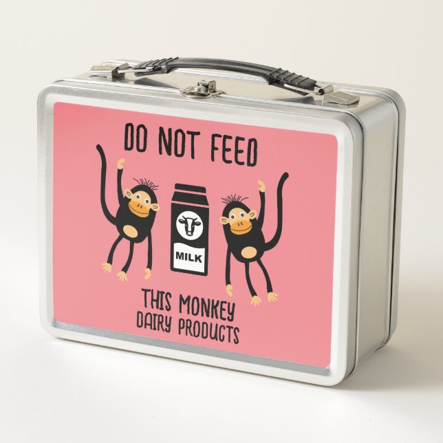 Anaphylaxis Kids Allergic Warnings Metal Lunch Box (Front)