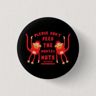 Anaphylaxis Nut Allergies  3 Cm Round Badge