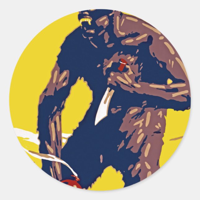 Anarchie Classic Round Sticker (Front)