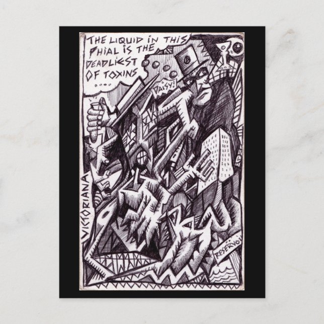 Anarchist at Large by Brian Benson Postcard (Front)
