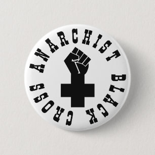 Anarchist Black Cross 6 Cm Round Badge
