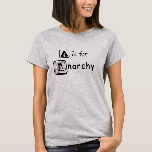 Anarchist Building Blocks T Shirt (Front)