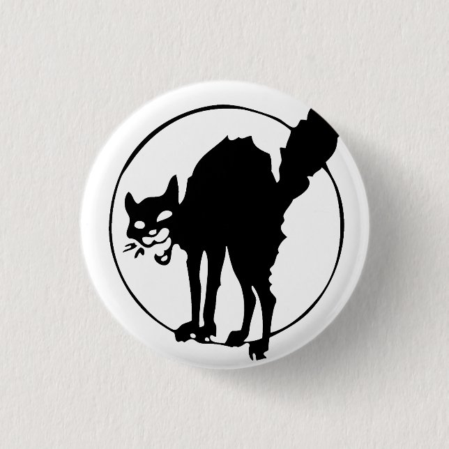 Anarchist Cat 3 Cm Round Badge (Front)
