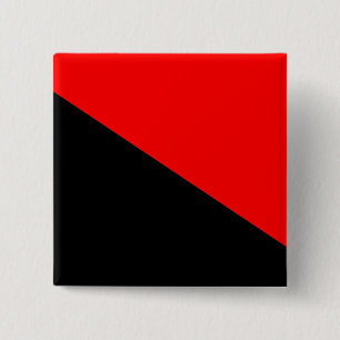 Anarchist, Colombia Political flag 15 Cm Square Badge