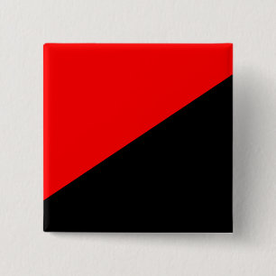 Anarchist Flag (Anarchism) 15 Cm Square Badge