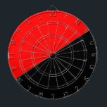 Anarchist Flag (Anarchism) Dartboard<br><div class="desc">This design features the red and black flag of anarchism. Louise Michel, who participated in the Paris Commune of 1871, said: "The red banner, which has always stood for liberty, frightens the executioners because it is so red with our blood... Those red and black banners wave over us mourning our...</div>