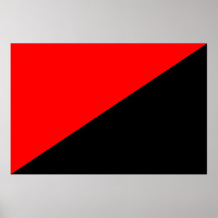 Anarchist Flag (Anarchism) Poster