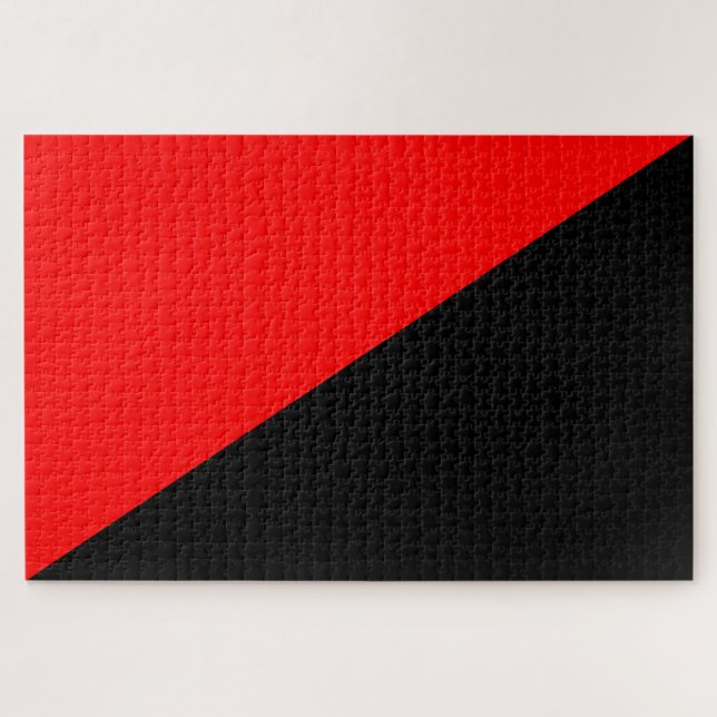 Anarchist Flag Jigsaw Puzzle (Horizontal)