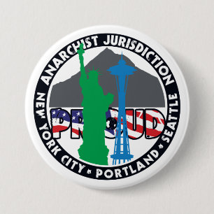 Anarchist Jurisdiction Proud 7.5 Cm Round Badge
