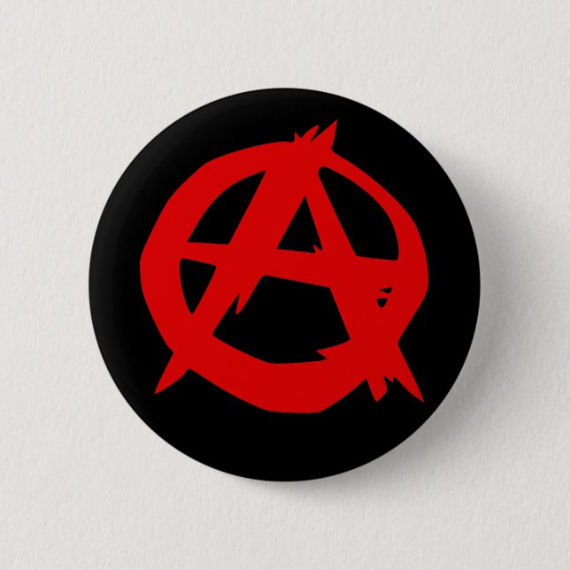 Anarchist logo button (Front)