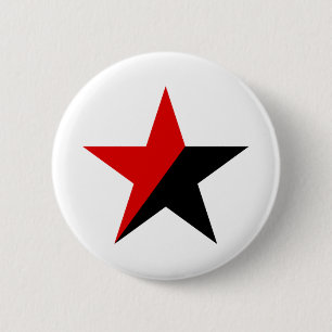 Anarchist Star 6 Cm Round Badge