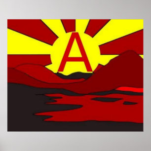 anarchist Sunrise Poster