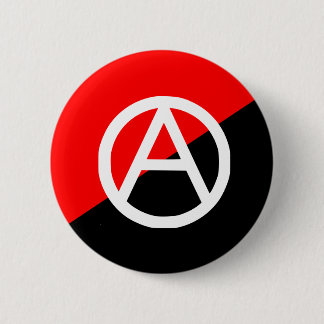 Anarchist With A Symbol2, Colombia flag 6 Cm Round Badge