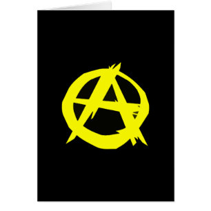 Anarcho Capitalism Black and Yellow Flag