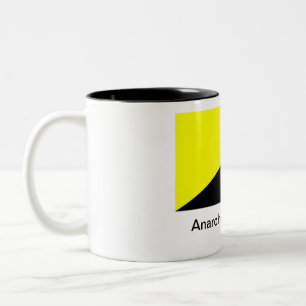 Anarcho- capitalism Two-Tone coffee mug