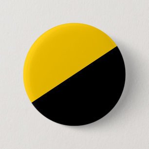 Anarcho Capitalist Black and Yellow 6 Cm Round Badge