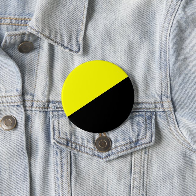 Anarcho-Capitalist Flag 7.5 Cm Round Badge (In Situ)