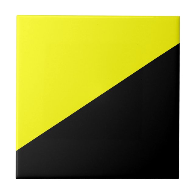 Anarcho-Capitalist Flag Ceramic Tile (Front)