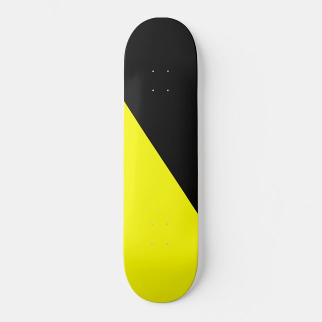 Anarcho-Capitalist Flag Skateboard (Front)