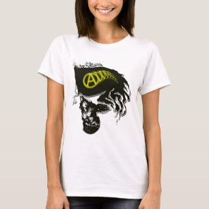 Anarcho Capitalist Tattered Flag with Lady Liberty T-Shirt