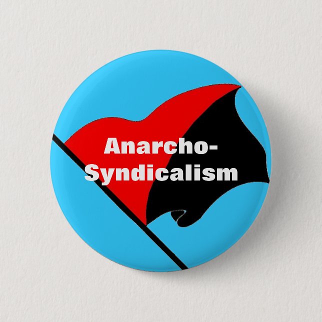 anarcho-syndicalism flag button (Front)