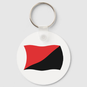 Anarcho-Syndicalism Flag Keychain