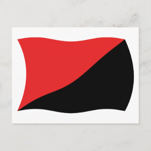 Anarcho-Syndicalism Flag Postcard
