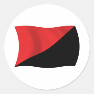 Anarcho-Syndicalism Flag Sticker