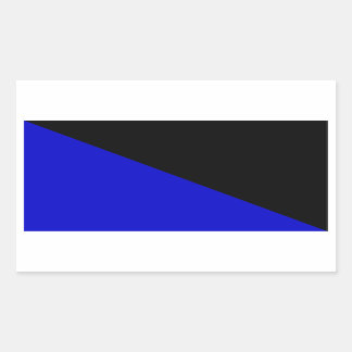 Anarcho-Transhumanist Flag Rectangular Sticker